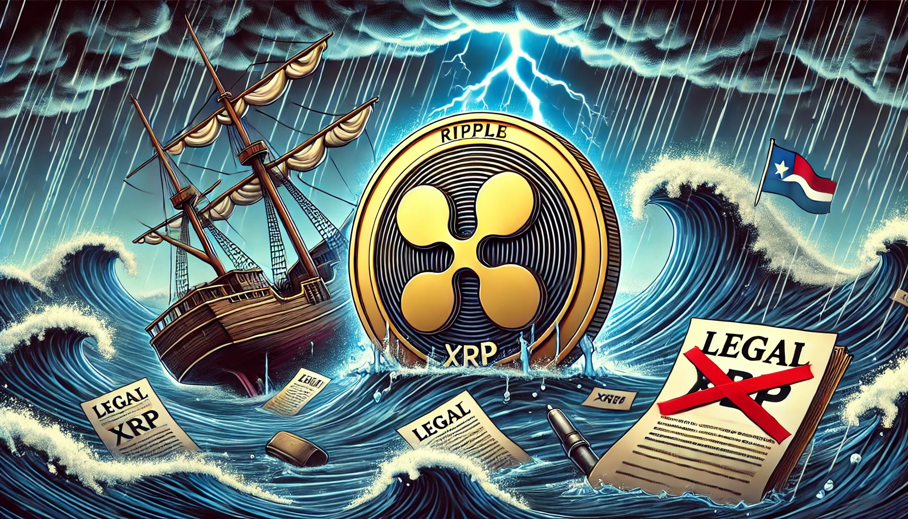 Crypto analyst Alessio Rastani has warned that XRP is in “trouble” following his recent analysis of the chart. He outlined certain “strong warnings” on the chart, which showed that the crypto token could experience further price declines. Why XRP Is In Trouble Rastani mentioned in a video on his YouTube channel that XRP could drop to $0.13 or even lower as part of Wave C of his analysis using the Elliot Wave Theory. He noted that a drop to that price level represents about a 100% decline for XRP from Wave B and a similar corrective move to Wave A that occurred in 2020. Related Reading: Bitwise CIO Expects $15 Billion To Flow Into Spot Ethereum ETFs, How Will ETH React? The crypto analyst also alluded to the the altcoin’s bounce in 2020, around the time the crypto token was declared a non-security. He claimed that the rally then overlapped, which suggested it was a corrective bounce. He noted that these corrective rallies are bearish in nature as they usually resolve to the downside. Rastani claimed that an impulsive rally is required for XRP to continue its uptrend. That is why he believes that XRP can still drop lower since the corrective rally from 2022 is still in play. The analyst also highlighted the support levels at $0.41 and $0.35 as crucial, stating that a break below those levels will serve as confirmation for the downward move to $0.2 and $0.17. He added that XRP could even drop lower to $0.13. Meanwhile, Rastani predicts that this move could take several months, stating that the crypto token could drop to these levels by year-end or sometime in 2025. He also said that the altcoin needs to stay below the resistance levels at $0.64 and $0.74, as a break above those levels will invalidate his projections. Rastani also highlighted the momentum indicator on XRP’s chart, noting that there has been a lot of “downward negative momentum” for XRP recently, suggesting that a downward move will likely occur. He claimed that the downward momentum hasn’t been triggered yet, but he believes that it will soon happen, especially if the altcoin breaks below $0.35. An Alternative Move For Price Rastani also outlined an alternative move that XRP could make if his projections are invalidated, although he doubts that will happen. He claimed that if XRP manages to break above $0.64 and $0.74, that would mean that the rally in 2022 was Wave A, and the recent drop to around $0.40 was Wave B, thereby setting up XRP for a move to around $1.40 for Wave C. Related Reading: Dogecoin Sees Rapid Accumulation Amid Price Crash, Whale Transactions Soar The crypto analyst added that XRP could also retest the 2021 highs at around $2. However, he claimed that would mean that the next move is still downward, suggesting that the alternative move isn’t still bullish for XRP. He once again reaffirmed that the first scenario of XRP dropping to as low as $0.13 was likely to happen. Featured image created with Dall.E, chart from Tradingview.com
