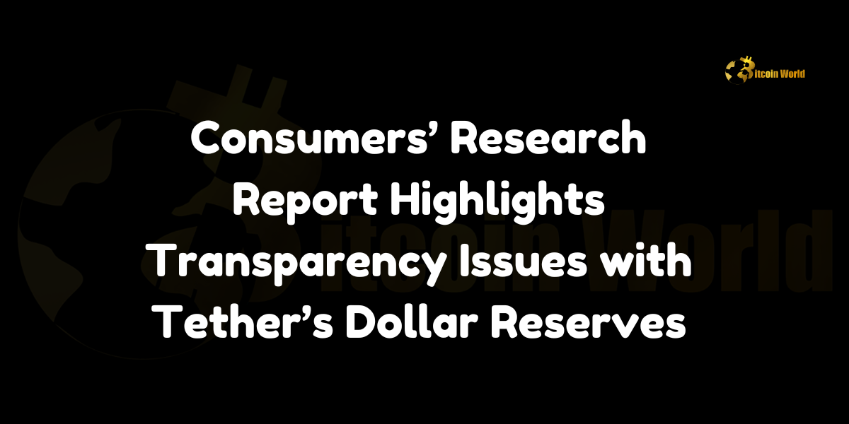 Consumers Research, a U.S. consumer protection group, has issued a report critiquing Tether, the issuer of the USDT stablecoin, for its lack of transparency regarding its dollar reserves. The report, covered by Cointelegraph, raises significant concerns about Tether’s failure to provide a comprehensive audit of its reserve backing for USDT. Key Points from the Consumers’