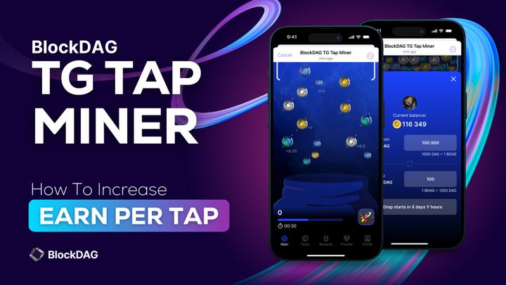 Earn BDAG Coins Effortlessly with BlockDAG’s TG Tap Miner As 30,000x ROI Rumors Surface—Will HNT & INJ Prices Keep Up? The crypto scene is buzzing with activity! Injective (INJ) is on the brink of possibly soaring by 214%, while the Helium network has recently seen an 8% boost, thanks to