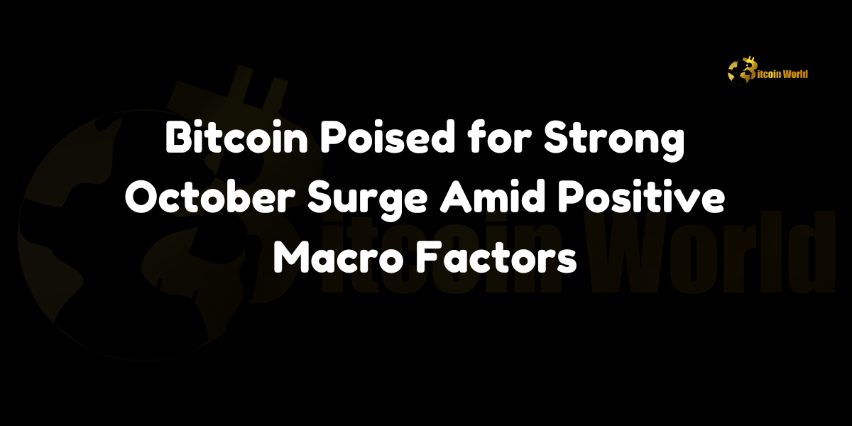 Bitcoin Poised for Strong October Surge Amid Positive Macro Factors