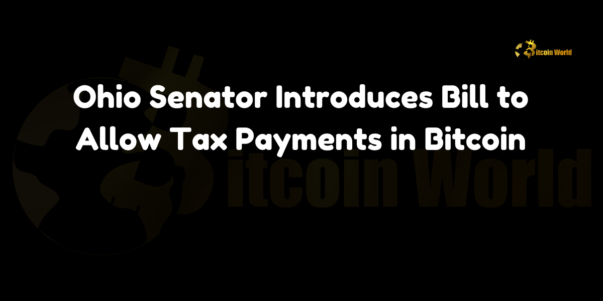 Ohio Senator Introduces Bill to Allow Tax Payments in Bitcoin