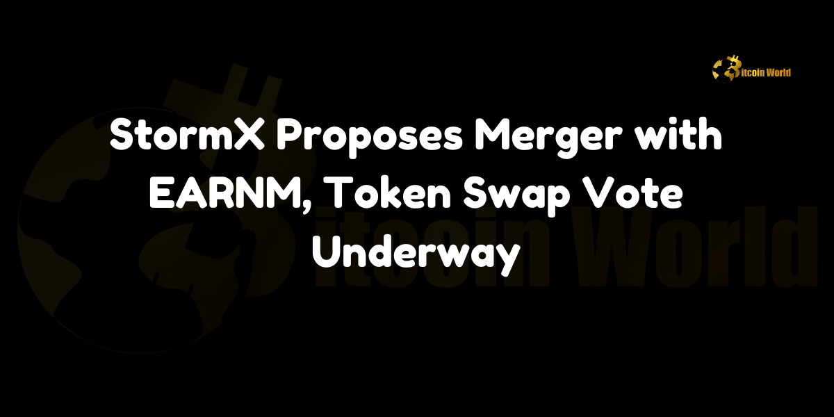 StormX Proposes Merger with EARNM, Token Swap Vote Underway