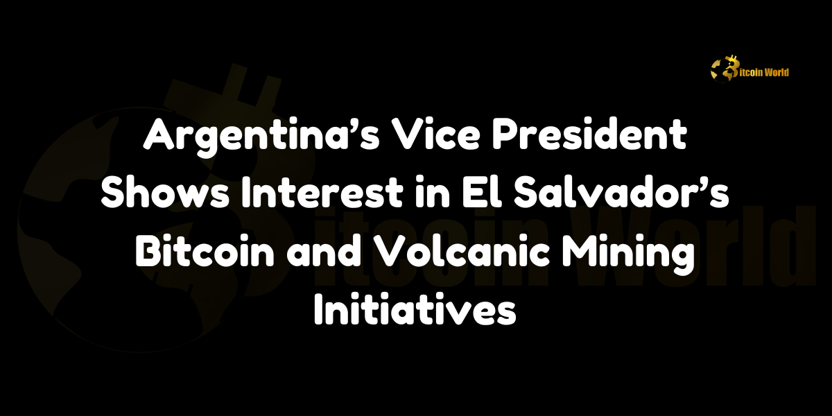 Argentina VP interest in El Salvador’s Bitcoin project