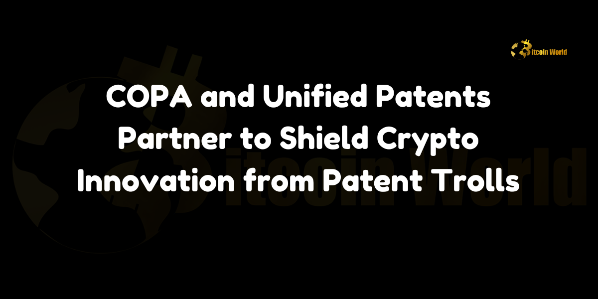 COPA and Unified Patents partnership