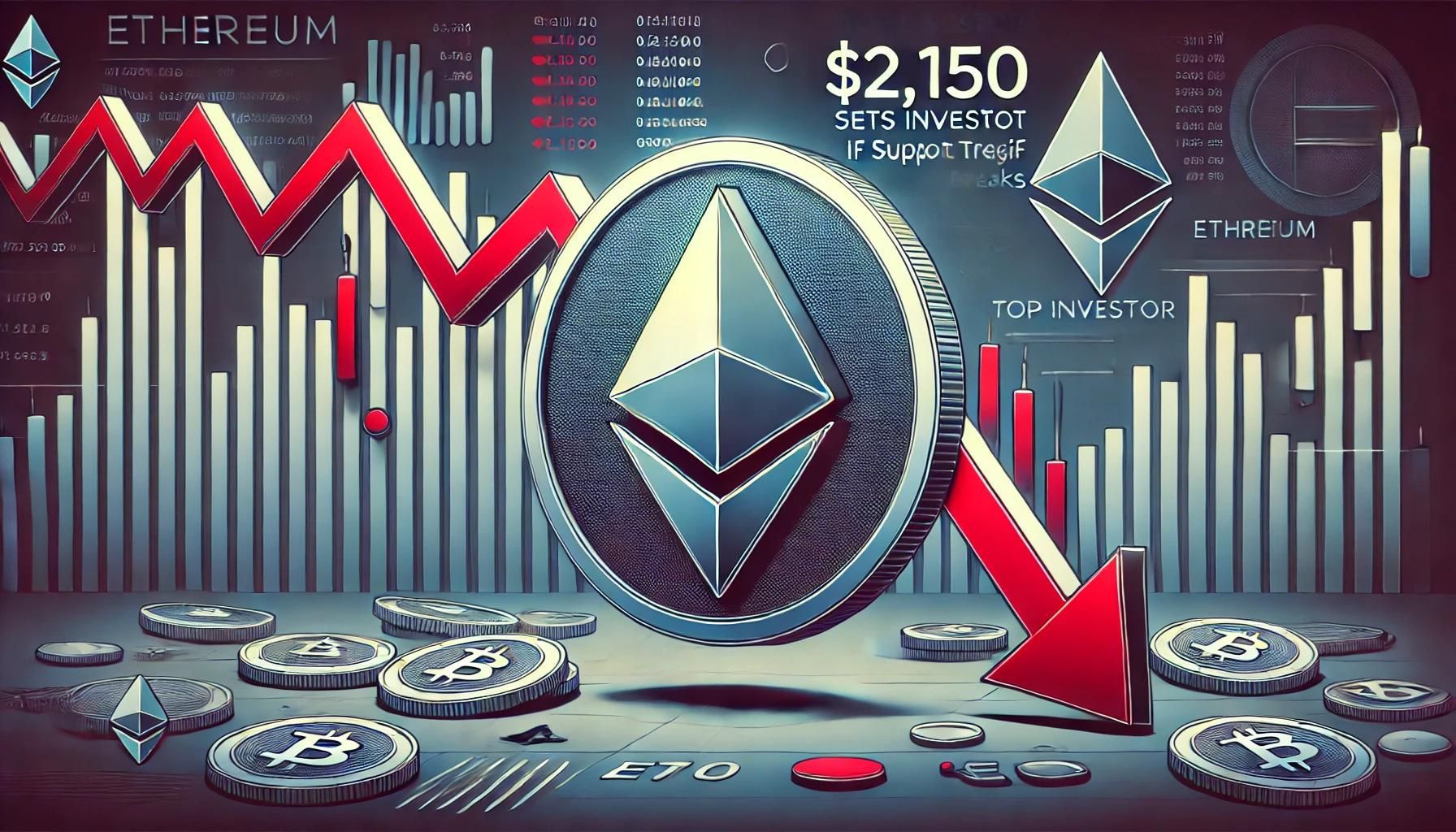 Ethereum At Risk Of Further Decline: Top Investor Sets $2,150 Target If Support Breaks