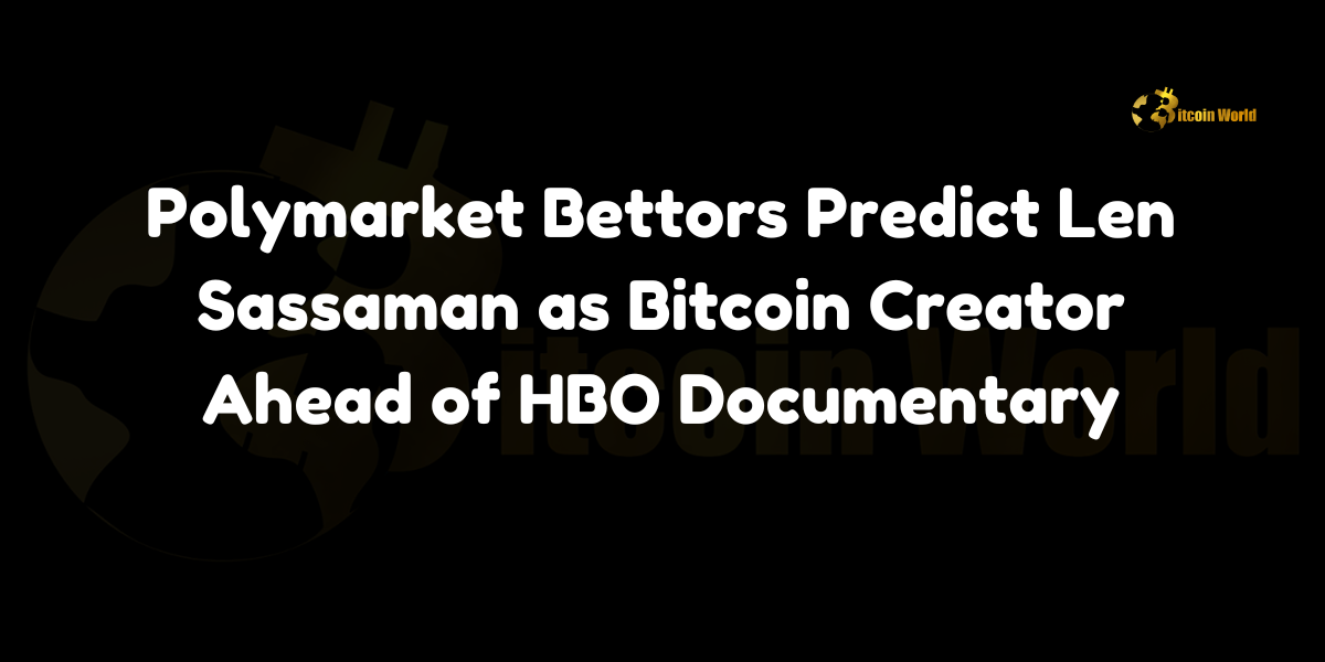 Polymarket Bettors Predict Len Sassaman as Bitcoin Creator Ahead of HBO Documentary As HBO gears up to potentially unveil the true identity of Satoshi Nakamoto in its upcoming documentary “Money Electric: The Bitcoin Mystery,” speculation is intensifying on Polymarket, a decentralized prediction platform. According to CryptoSlate, bettors have increasingly assigned a 56% probability to the