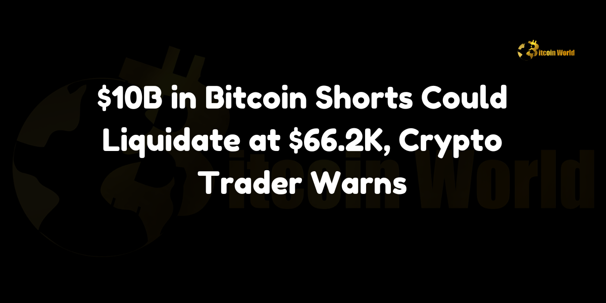 Bitcoin shorts liquidation, $10B in Bitcoin Shorts Could Liquidate at $66.2K, Crypto Trader Warns Crypto markets are on high alert as the potential for a massive Bitcoin shorts liquidation looms. According to crypto trader MartyParty, if Bitcoin reaches the critical price level of $66,200, it could trigger the liquidation of $10 billion worth of short