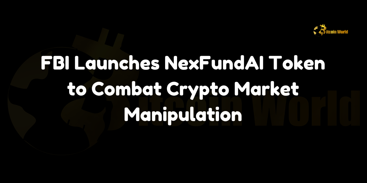 FBI Launches NexFundAI Token to Combat Crypto Market Manipulation In a groundbreaking initiative to tackle cryptocurrency fraud and market manipulation, the Federal Bureau of Investigation (FBI) has launched its own token, NexFundAI. This unprecedented move aims to identify and apprehend individuals and companies engaged in illicit activities within the crypto market. The launch of NexFundAI