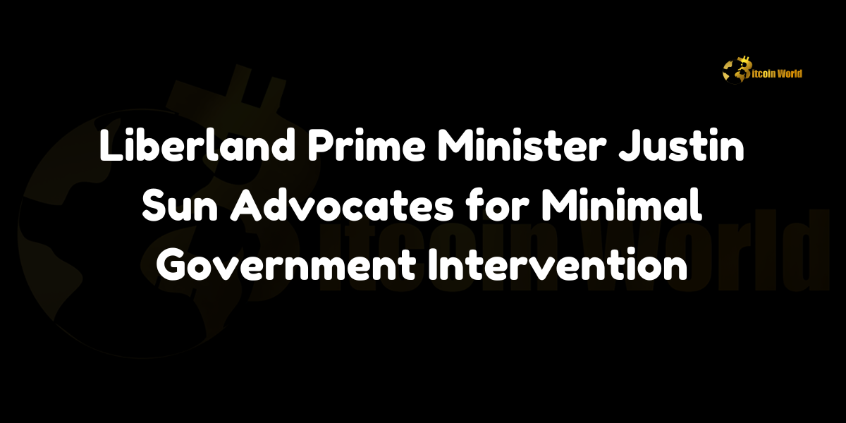 Justin Sun Liberland Prime Minister Advocates for Minimal Government Intervention In a notable political development within the micronation community, Justin Sun, co-founder of the TRON (TRX) blockchain platform, celebrated his election as Prime Minister of Liberland via X (formerly Twitter). Sun articulated his vision for Liberland as a nation deeply rooted in liberty, minimal government,