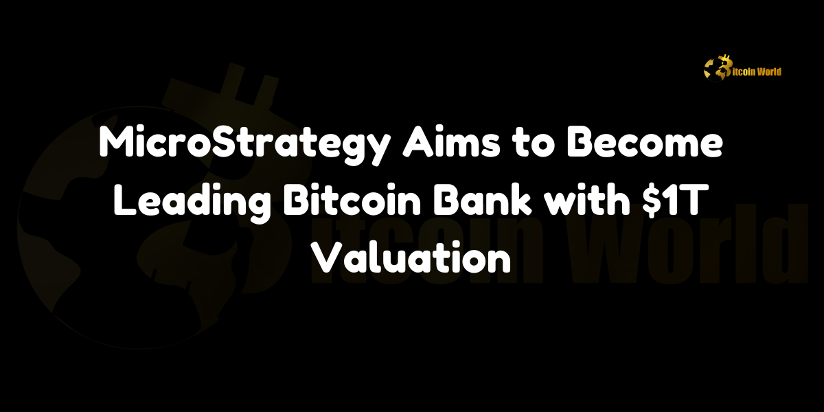 MicroStrategy Aims to Become Leading Bitcoin Bank with $1T Valuation In a bold strategic move, MicroStrategy, under the leadership of founder Michael Saylor, has announced its ambitious goal to transform into the leading Bitcoin bank, targeting a $1 trillion valuation. This vision was unveiled during a recent interview with analysts at the research and brokerage