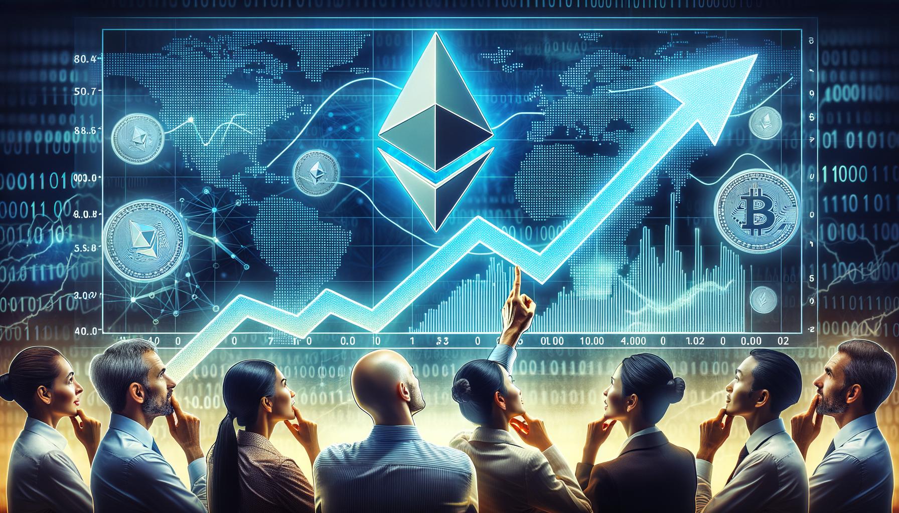 Ethereum price started a fresh increase above the $2,500 resistance. ETH is up over 5% and might continue to rise if it clears the $2,650 resistance. Ethereum started a fresh increase above the $2,500 and $2,550 resistance levels. The price is trading above $2,550 and the 100-hourly Simple Moving Average. There is a key bullish trend line forming with support near $2,52 on the hourly chart of ETH/USD (data feed via Kraken). The pair could continue to rally if it clears the $2,620 and $2,650 resistance levels. Ethereum Price Jumps Over 5% Ethereum price formed a base above the $2,400 level and started a fresh increase. ETH cleared the $2,450 and $2,500 resistance levels to move into a positive zone, beating Bitcoin. The bulls even pushed the price above the $2,600 level. A high was formed at $2,650 and the price is now consolidating gains. The price is stable above the 23.6% Fib retracement level of the upward wave from the $2,442 swing low to the $2,650 high. Ethereum price is now trading above $2,550 and the 100-hourly Simple Moving Average. There is also a key bullish trend line forming with support near $2,52 on the hourly chart of ETH/USD. On the upside, the price seems to be facing hurdles near the $2,640 level. The first major resistance is near the $2,650 level. A clear move above the $2,650 resistance might send the price toward the $2,720 resistance. An upside break above the $2,720 resistance might call for more gains in the coming sessions. In the stated case, Ether could rise toward the $2,800 resistance zone in the near term. The next hurdle sits near the $2,880 level or $2,920. Another Decline In ETH? If Ethereum fails to clear the $2,650 resistance, it could start another decline. Initial support on the downside is near the $2,600 level. The first major support sits near the $2,520 zone and the trend line or the 61.8% Fib retracement level of the upward wave from the $2,442 swing low to the $2,650 high. A clear move below the $2,520 support might push the price toward $2,450. Any more losses might send the price toward the $2,400 support level in the near term. The next key support sits at $2,350. Technical Indicators Hourly MACD – The MACD for ETH/USD is losing momentum in the bullish zone. Hourly RSI – The RSI for ETH/USD is now above the 50 zone. Major Support Level – $2,600 Major Resistance Level – $2,650