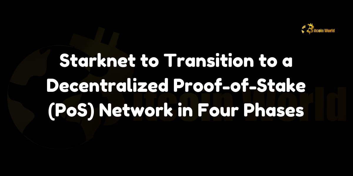 Starknet, an Ethereum layer-2 scaling network, has announced its transition to a decentralized proof-of-stake (PoS) model, which will occur over four phases. This major shift is aimed at decentralizing the network, ensuring enhanced security, scalability, and community governance. The transition will begin with the introduction of a permissionless staking protocol and continue with validators gradually