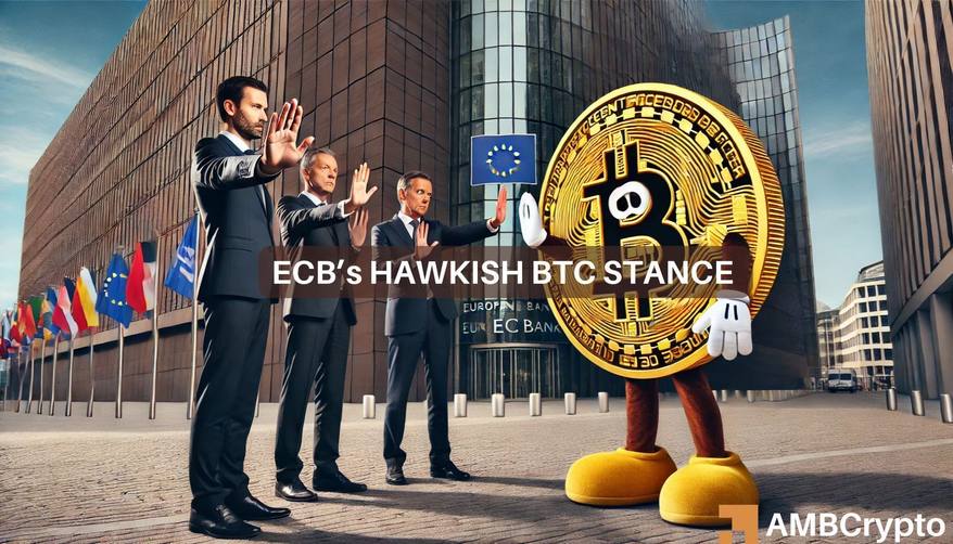 ECB`s stance on Bitcoin unchanged as it officials call for policy to cap its growth or make it `disappear.`