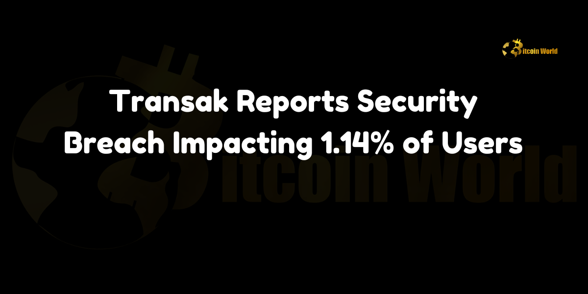 Transak Reports Security Breach Impacting 1.14% of Users