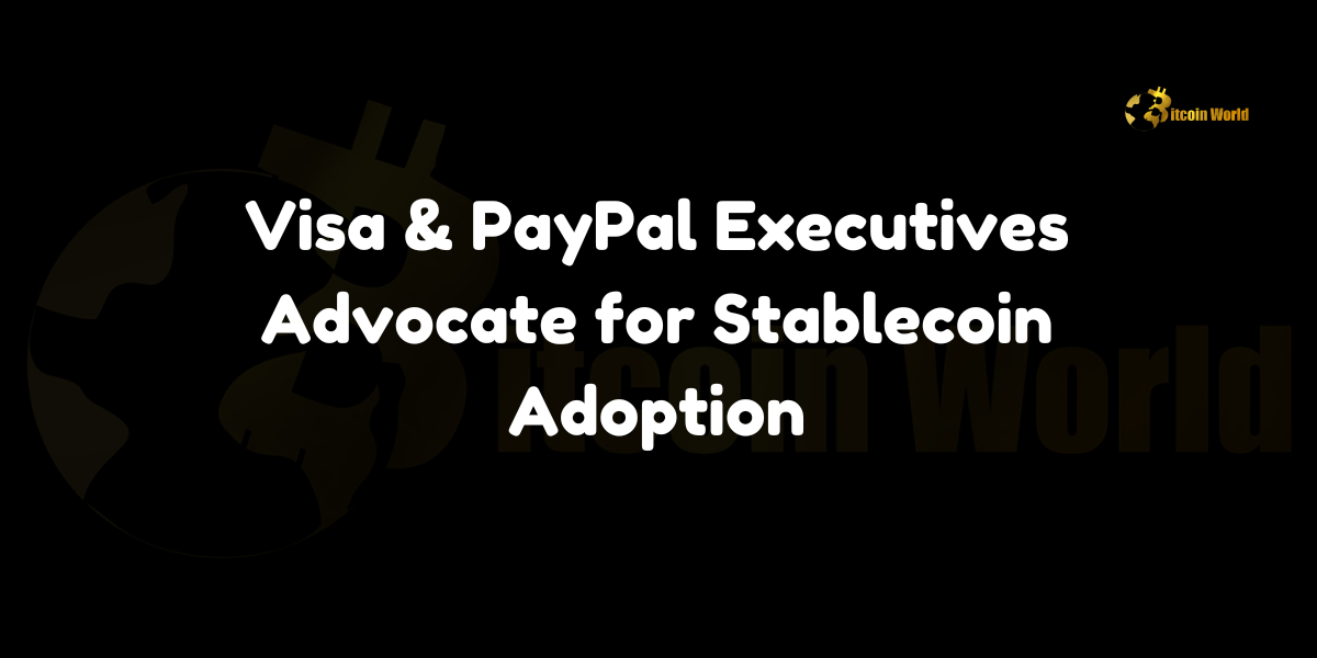 Visa & PayPal Executives Advocate for Stablecoin Adoption In a significant endorsement for the future of digital currencies, executives from Visa and PayPal voiced strong support for the widespread adoption of stablecoins during a panel discussion at DC Fintech Week on October 23, 2024. According to Crypto Briefing, Cuy Sheffield, head of Visa’s cryptocurrency division,