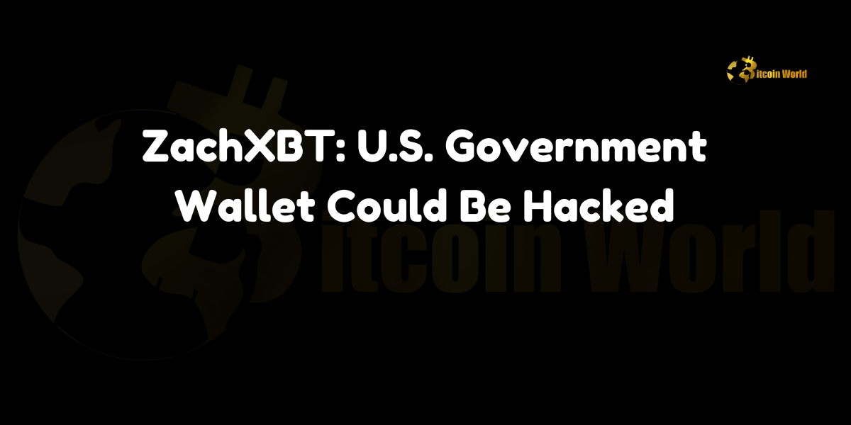 ZachXBT: U.S. Government Wallet Could Be Hacked In a concerning revelation, pseudonymous blockchain security expert ZachXBT has warned that the U.S. government wallet holding confiscated funds from the Bitfinex hack may have been compromised. ZachXBT, known for his deep insights into blockchain security, made this statement via X (formerly Twitter), highlighting irregularities in recent fund