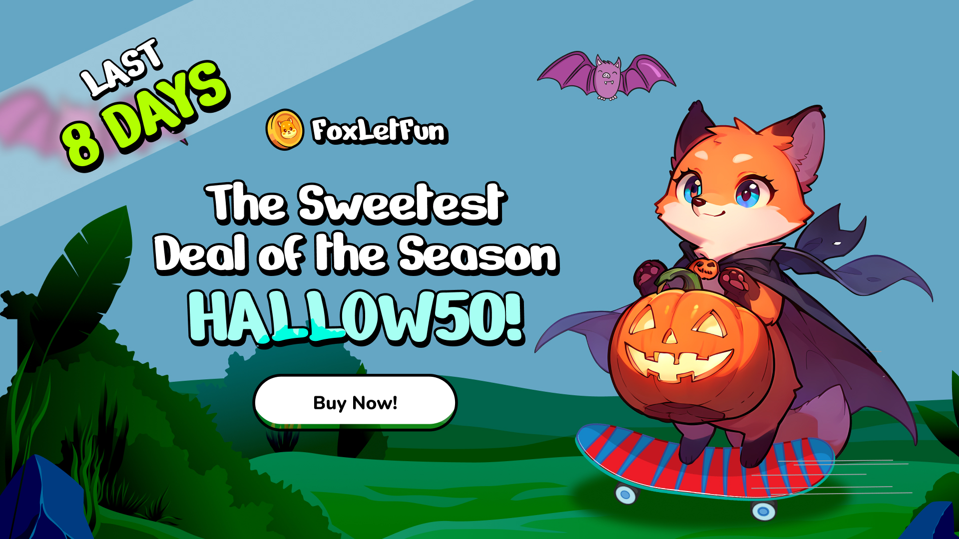 ETH Bears Take Control, Floki and WIF Fail to Rebound, and FoxLetFun’s Halloween HOLLOW50! Deal Dominates the Meme Coin Space