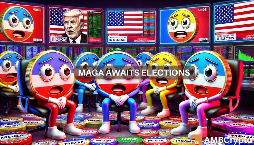 MAGA crypto rallies as Trump’s winning odds rise – Will it hold next week?