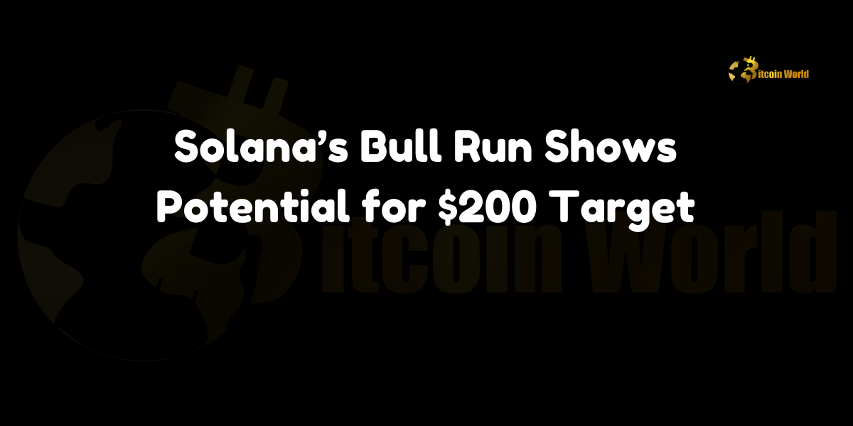 Solana’s Bull Run Shows Potential for $200 Target