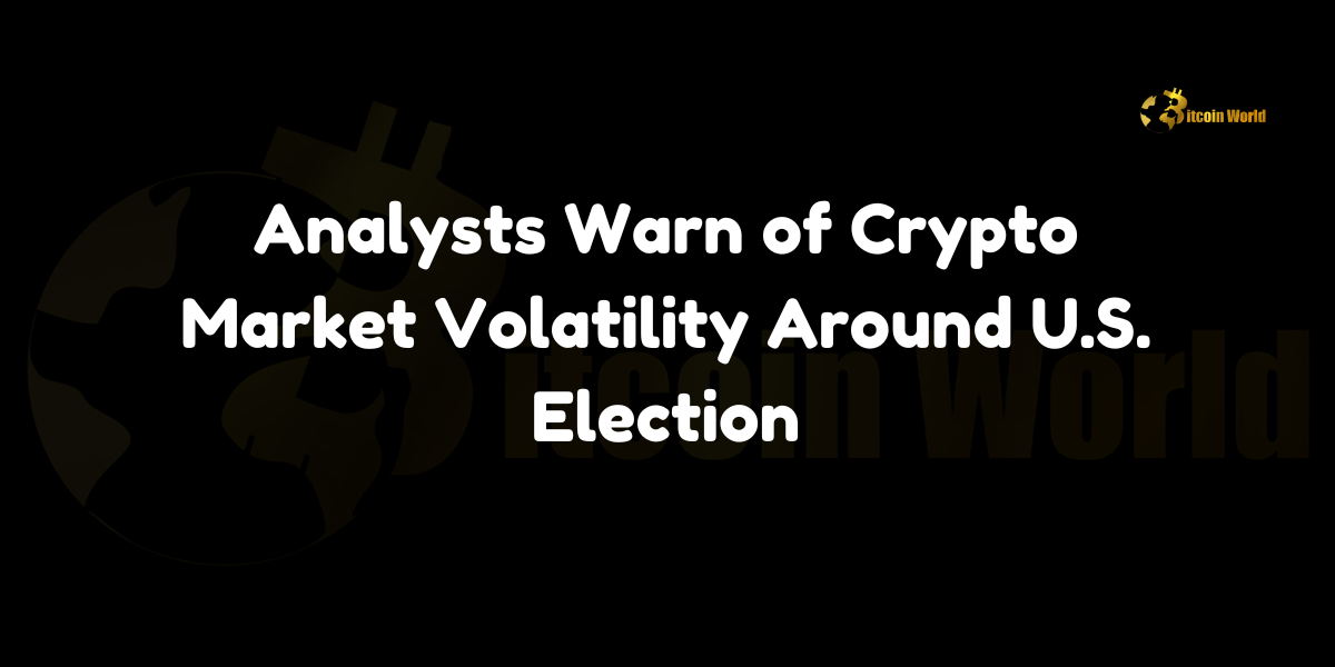 Analysts Warn of Crypto Market Volatility Around U.S. Election