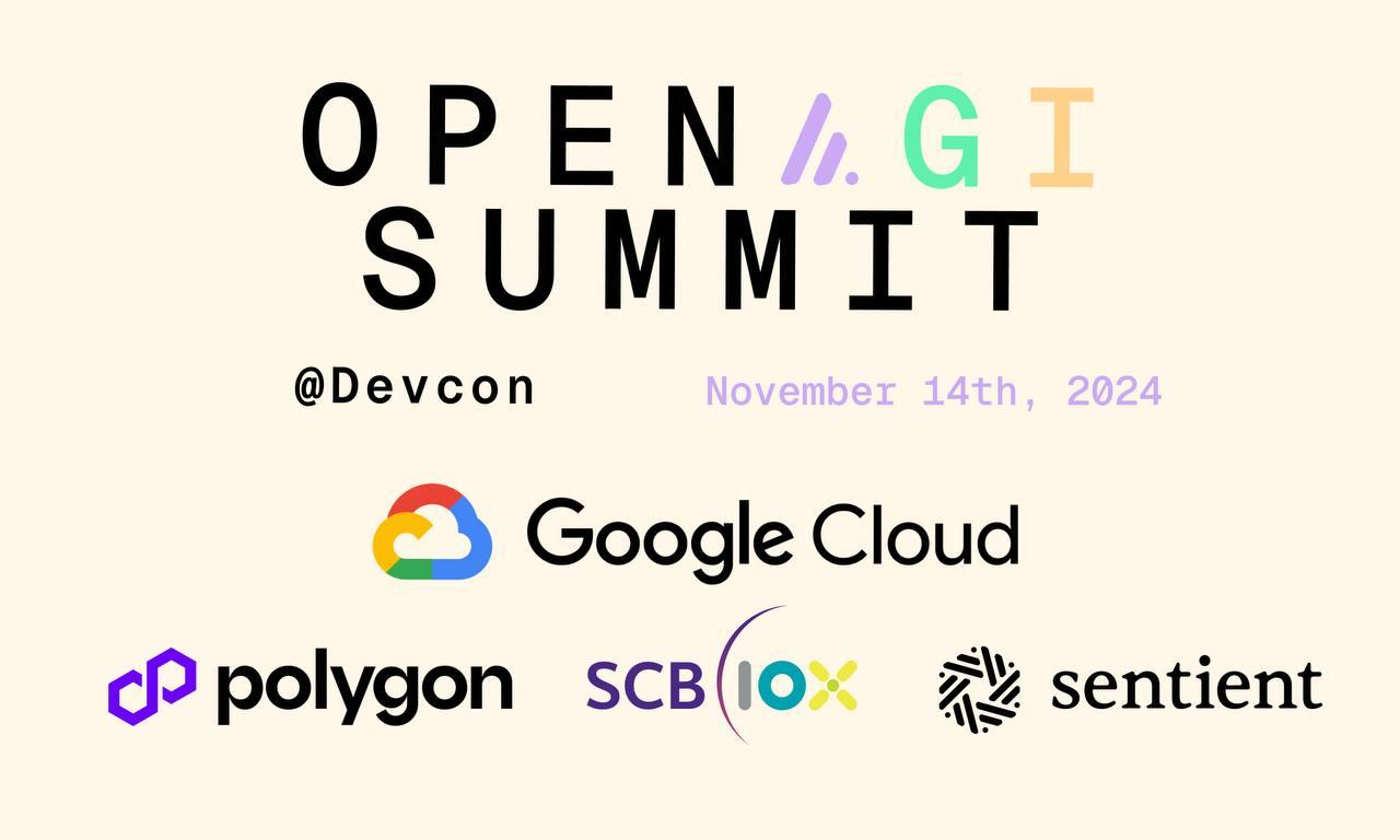 Open AGI Summit Comes To DevCon With Google Cloud As An Official Partner