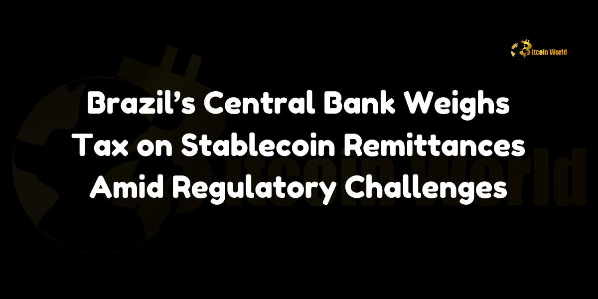 Brazil’s Central Bank Weighs Tax on Stablecoin Remittances Amid Regulatory Challenges Brazil’s central bank is actively exploring the implementation of a tax on stablecoin-based remittances, potentially incorporating this measure into next year’s finalized cryptocurrency regulations, according to reports by Bitcoin.com. This initiative reflects Brazil’s ongoing efforts to regulate the burgeoning digital asset sector while addressing