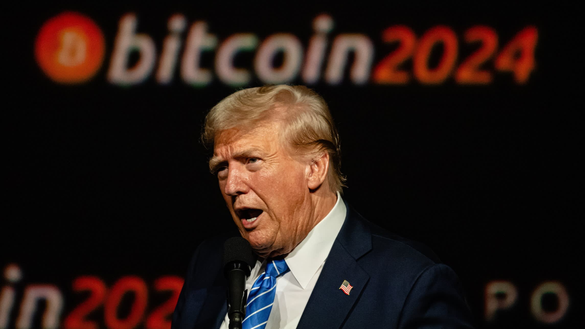 Bitcoin surges above $75,000 to record high as crypto investors bet on Trump win