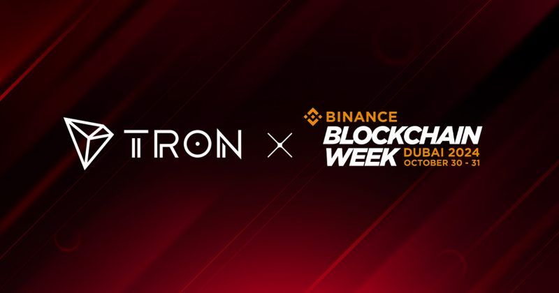 TRON DAO Participates as Gold Sponsor at Binance Blockchain Week in Dubai