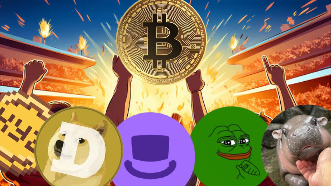 Memecoins Thrive Amid Bitcoin’s ATH Streak—Here’s a Look at the Top Performers!