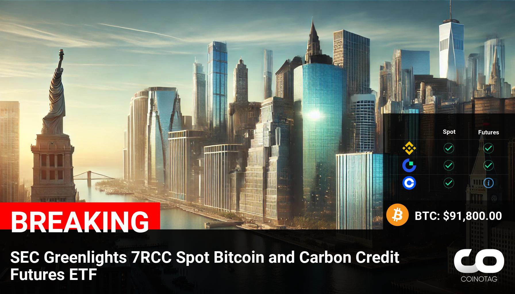 SEC Approves 7RCC Spot Bitcoin and Carbon Credit Futures ETF: A Game-Changer for Crypto Investors