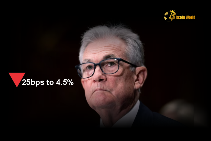 The Federal Reserve’s dot plot , a key tool for forecasting interest rate trends, reveals that the Federal Open Market Committee (FOMC) anticipates an additional 0.5% rate cut in 2025 . This projection comes on the heels of today’s 0.25% reduction, which lowered the federal funds rate to 4.5% . The December dot plot showcases the collective expectations of FOMC members, shedding light on the Fed’s long-term strategy to navigate evolving economic conditions. What is the Dot Plot? The dot plot is a graphical representation of the FOMC members’ individual projections for the federal funds rate over the next several years and in the longer term. How It Works: Each dot represents a member’s estimate for where the interest rate should be at the end of a specific year. The median of these projections provides insight into the committee’s consensus on monetary policy. What Does the Latest Dot Plot Show? 2025 Projection: A 0.5% additional rate cut is expected, potentially bringing the federal funds rate to 4% by the end of 2025 . Continued Easing: The projections suggest a commitment to monetary easing, aimed at sustaining economic growth and stabilizing inflation. Today’s Rate Cut in Context Earlier today, the Fed lowered interest rates by 25 basis points , marking the third consecutive cut since September 2024. This decision aligns with the dot plot’s depiction of a gradual, data-driven approach to monetary policy. Key drivers behind today’s rate cut include: Eased Inflation: With inflation pressures moderating, the Fed has greater flexibility to support growth through lower rates. Slower Economic Growth: Indicators such as reduced consumer spending and tepid job market expansion have necessitated further monetary accommodation. Global Economic Concerns: Ongoing geopolitical and international financial uncertainties remain influential factors. Why is the Fed Signaling More Cuts in 2025? The dot plot’s forecast of a 0.5% rate cut in 2025 reflects the Fed’s assessment of the economic landscape. Key Factors Behind the Projection: Sustained Economic Uncertainty: Persistent risks to global and domestic growth warrant additional policy support. Inflation Stability: With inflation showing signs of stabilization, the Fed has room to focus on fostering growth. Market Expectations: Aligning rate adjustments with market expectations helps maintain investor confidence and economic stability. Market Implications of the Dot Plot Forecast The dot plot’s projection of continued rate cuts has significant implications for financial markets: Stock Markets: Lower rates are generally bullish for equities, as they reduce borrowing costs for companies and increase consumer spending power. Bond Markets: Bond yields may remain under pressure as investors anticipate additional rate cuts, driving demand for fixed-income assets. Currency Markets: The U.S. dollar could weaken further, as lower interest rates make it less attractive to foreign investors. Real Estate: The housing market may benefit from more affordable mortgage rates, boosting demand and supporting price stability. What’s Next for the Fed? The Fed has emphasized its data-driven approach to monetary policy, making future rate decisions contingent on economic indicators. Key areas of focus include: Inflation Metrics: Continued moderation in inflation will be critical to justify further rate cuts. Labor Market Conditions: The Fed will closely monitor employment trends for signs of resilience or weakness. Global Risks: External factors, such as geopolitical tensions and international financial stability, will play a role in shaping the Fed’s decisions. FAQs What is the dot plot? The dot plot is a visual representation of FOMC members’ projections for future interest rates, providing insight into the Fed’s monetary policy outlook. What does the latest dot plot indicate? It suggests an additional 0.5% rate cut in 2025, potentially lowering the federal funds rate to 4% by year-end. Why is the Fed cutting rates? The Fed is easing monetary policy to support economic growth amid moderated inflation and global uncertainties. How will additional rate cuts impact the economy? Lower rates reduce borrowing costs, stimulate consumer spending, and encourage business investment, potentially boosting economic growth. What does the dot plot mean for financial markets? The projection of continued rate cuts is bullish for equities and real estate but may put downward pressure on bond yields and the U.S. dollar. How often is the dot plot updated? The dot plot is released quarterly, reflecting the most recent projections of FOMC members. Conclusion The Federal Reserve’s December dot plot underscores its cautious approach to monetary policy, projecting an additional 0.5% rate cut in 2025 . Combined with today’s 25bps reduction , this trajectory reflects the Fed’s focus on supporting economic growth while maintaining inflation stability. As markets digest these signals, the path forward will hinge on economic data and global conditions, with the dot plot serving as a valuable guide for investors and policymakers alike. To learn more about the innovative startups shaping the future of the crypto industry, explore our article on latest news , where we delve into the most promising ventures and their potential to disrupt traditional industries.