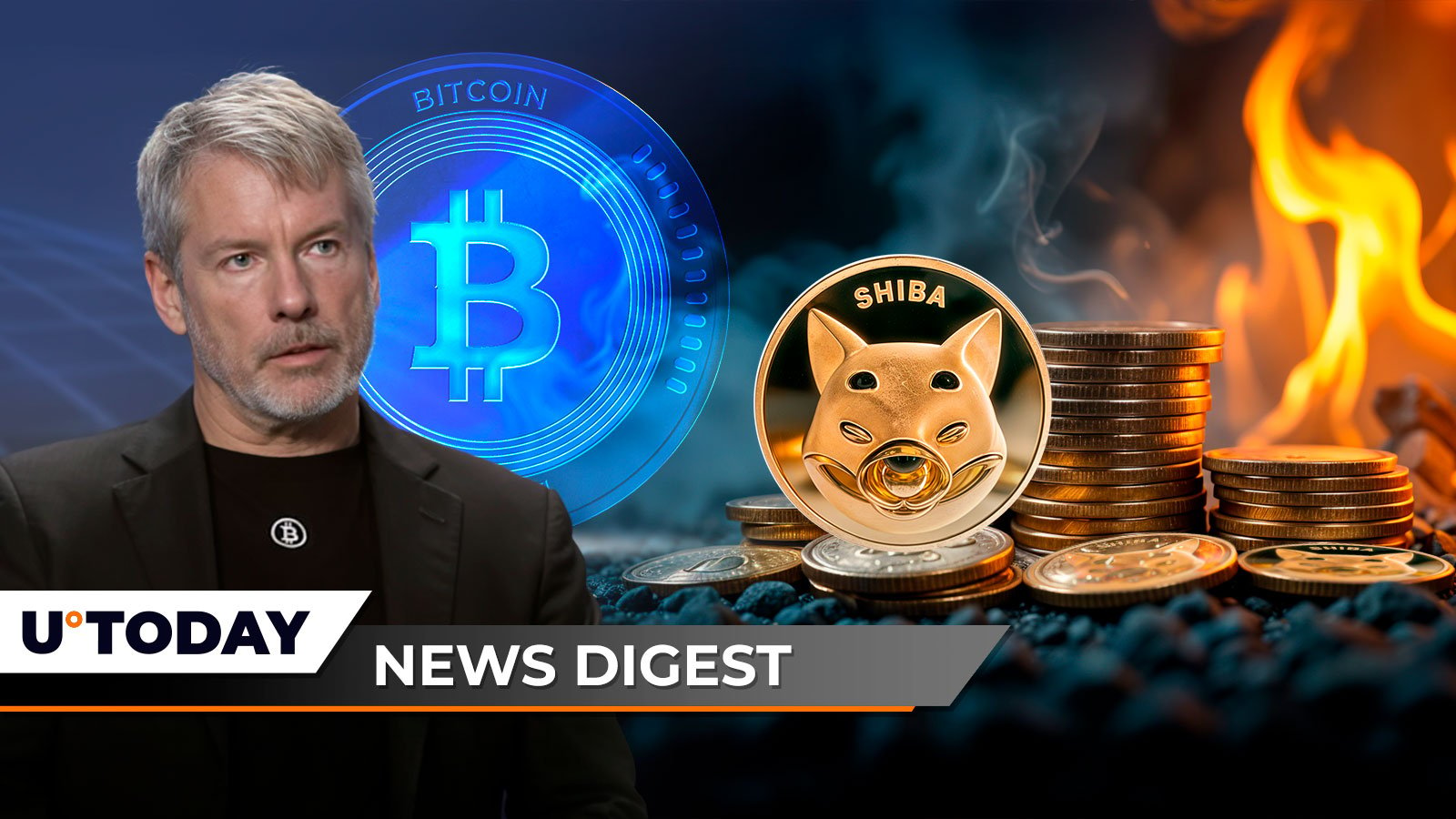 MicroStrategy`s Saylor Pitches $600 Million Bitcoin Buy to Jeff Bezos, Almost No New XRP Investors Coming, SHIB Burns Jump 936%: Crypto News Digest by U.Today