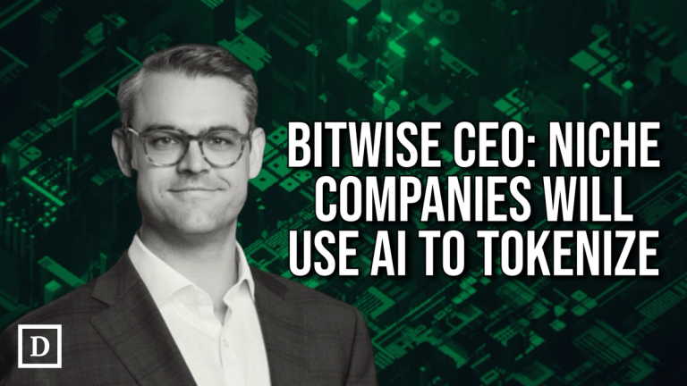 AI Can Help a Long Tail of Micro Companies to Issue Tokens, Bitwise CEO