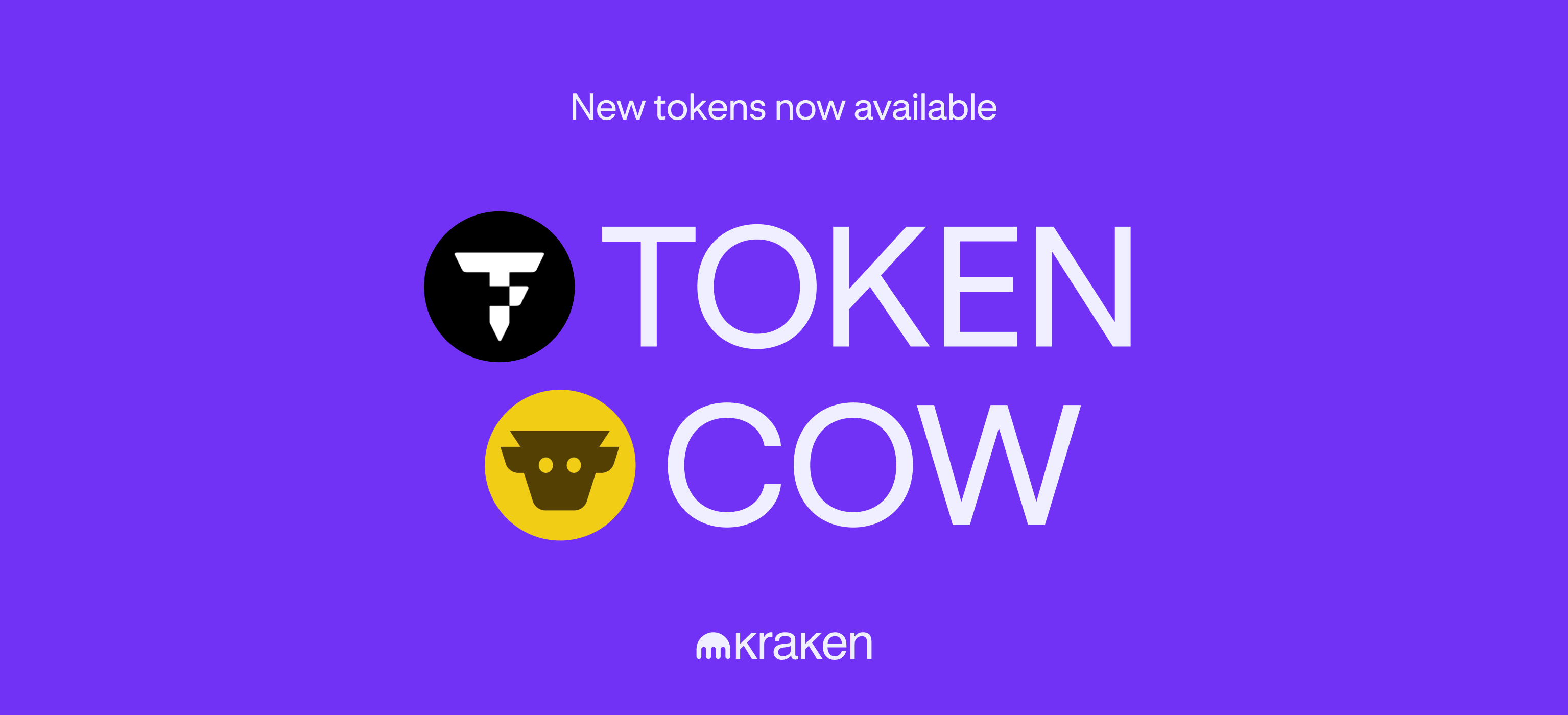 COW and TOKEN are now available for trading!