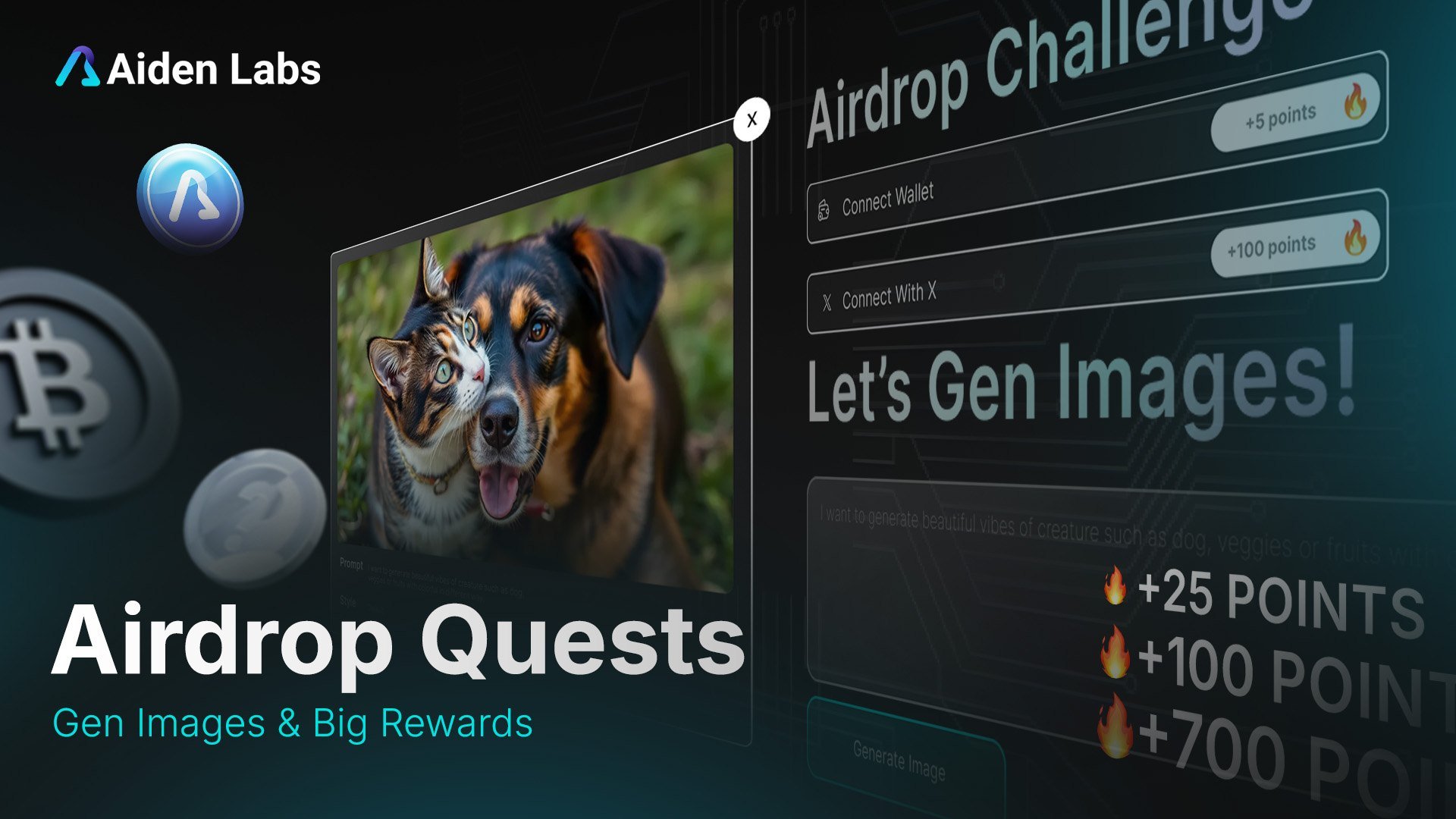 Aiden Labs Airdrop Season 1 – Where Rewards and Creativity Collide With Gen Images