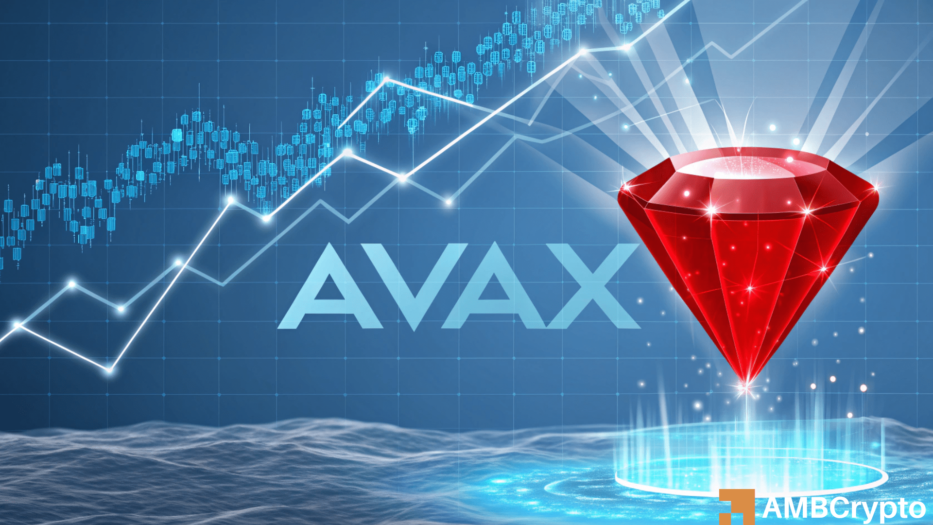 AVAX consolidates within a symmetrical triangle, signaling a possible breakout toward $60.