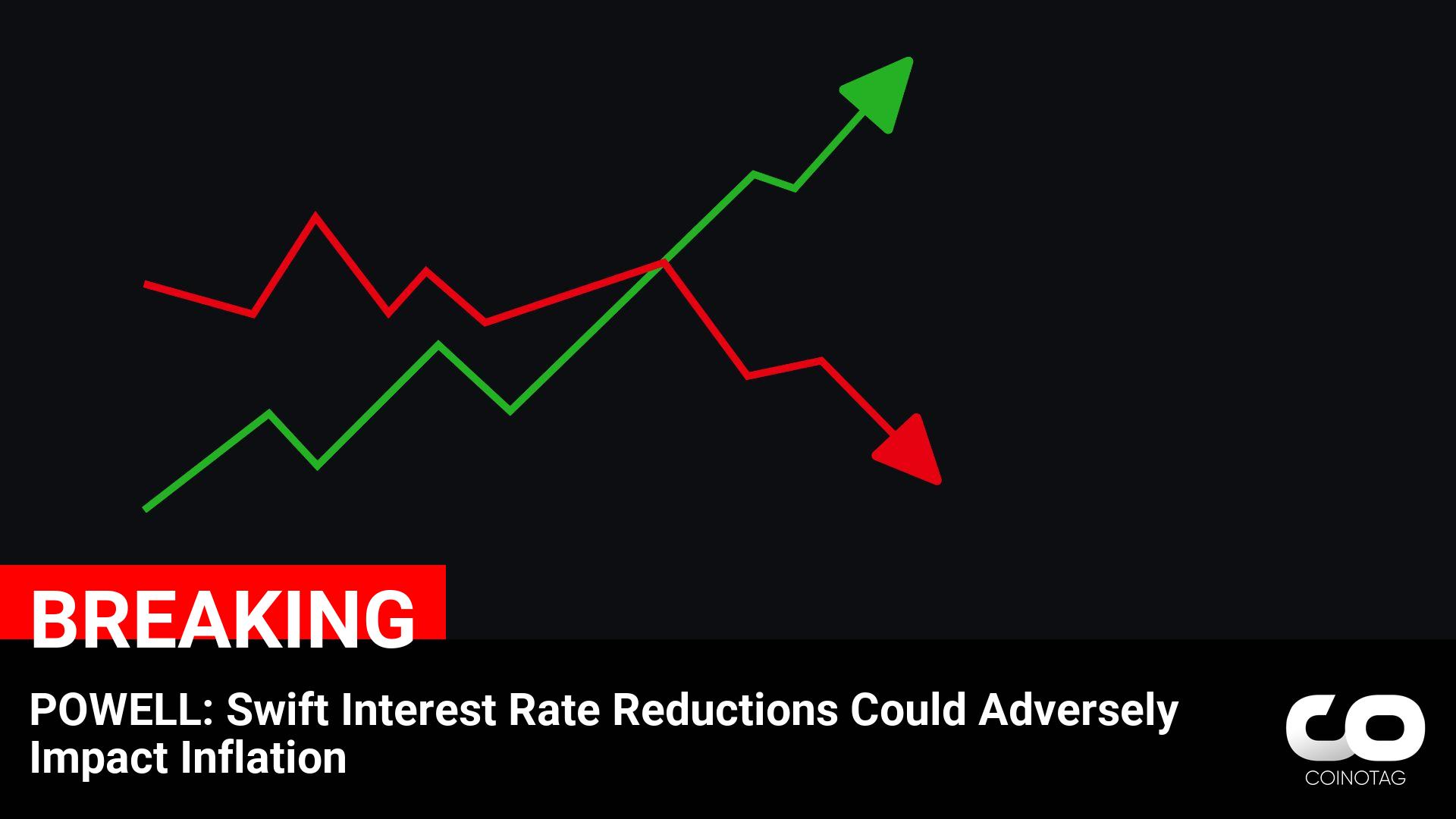 POWELL Warns Swift Interest Rate Reductions Could Hinder Inflation: Cryptocurrency Market Impact