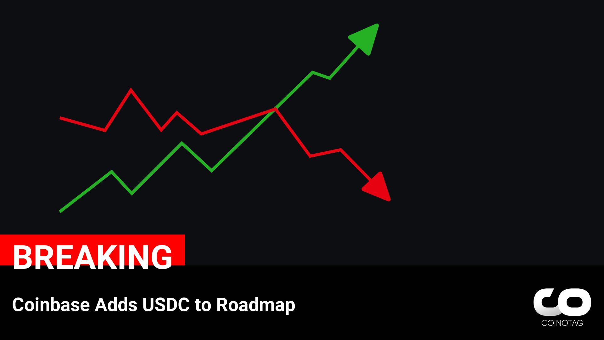 Coinbase Adds USDC to Roadmap ————— NFA.