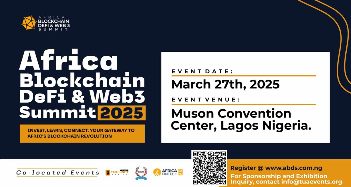 Unlock Unparalleled Opportunities: Sponsorships Still Open for the African Blockchain, DeFi, and Web 3 Summit (ABDS 2025)