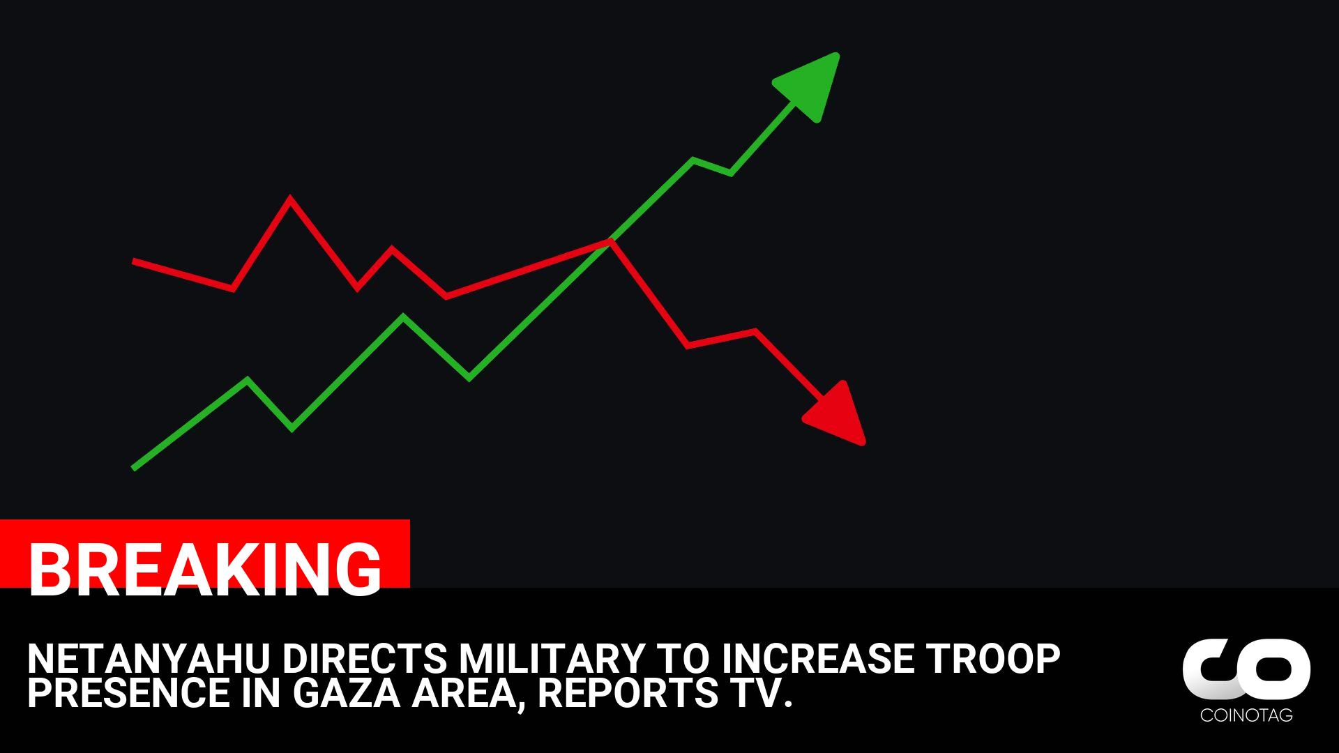 Netanyahu Orders Military Deployment Surge in Gaza Area, TV Reports