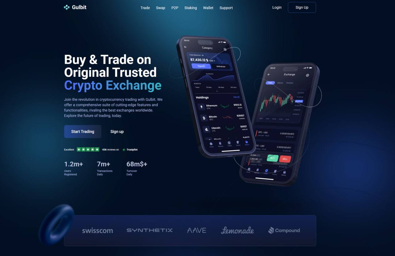 Gulbit Crypto Exchange Announced Record Trading Volumes for the XRP/USDT Pair Amid Capital Inflows