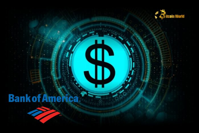 Hold onto your hats, crypto enthusiasts! The traditional finance world is stirring, and this time it’s a giant making waves. Bank of America (BofA), one of the titans of traditional banking, is hinting at a foray into the exciting realm of stablecoins. Could this be the catalyst for even wider crypto adoption ? Let’s dive into the details of this potentially game-changing development and explore what it could mean for the future of finance. What’s the Buzz About Bank of America and Stablecoins? News broke recently, originating from a Fortune report cited by Wu Blockchain on X, that Bank of America CEO Brian Moynihan has dropped hints about the bank’s impending entry into the stablecoin market. Moynihan reportedly indicated that Bank of America is gearing up to launch its own stablecoin , potentially named BofA tokens. These tokens are expected to be pegged 1:1 to U.S. dollar deposit accounts, essentially creating a digital dollar within the Bank of America ecosystem. This isn’t just idle chatter; it’s a strong signal that one of the largest financial institutions in the world is seriously considering the potential of crypto adoption through stablecoins. Here’s a quick breakdown of what we know so far: CEO Hint: Brian Moynihan, Bank of America CEO, suggested the stablecoin business is “coming soon.” Source: The information comes from Wu Blockchain, citing Fortune. BofA Token: The bank may introduce stablecoins named BofA tokens. Pegged to USD: These tokens are expected to be pegged to U.S. dollar deposit accounts. Why is Bank of America Exploring a US Dollar Stablecoin? Why would a traditional banking giant like Bank of America venture into the world of US dollar stablecoin ? The answer lies in the compelling benefits that stablecoins offer, both for financial institutions and their customers. Let’s consider some key drivers: Efficiency and Speed: Traditional banking transactions can be slow and cumbersome, especially for international transfers. Stablecoins, leveraging blockchain technology, can offer near-instantaneous transactions, reducing settlement times from days to seconds. This increased efficiency can significantly improve customer experience and reduce operational costs for Bank of America. Reduced Transaction Costs: Wire transfers and other traditional payment methods often come with hefty fees. Stablecoins can drastically reduce these transaction costs, making payments more affordable, particularly for cross-border transactions. This could be a major draw for Bank of America’s global customer base. 24/7 Accessibility: Traditional banking operates within business hours. The crypto world, and by extension, stablecoins, operate 24/7, 365 days a year. This always-on accessibility provides unparalleled convenience for customers, allowing them to transact at any time, from anywhere in the world. Innovation and Future-Proofing: The financial landscape is rapidly evolving, with digital assets becoming increasingly mainstream. By embracing stablecoins, Bank of America is positioning itself at the forefront of financial innovation, ensuring it remains relevant and competitive in a digital-first future. This is a proactive step towards future-proofing their business model. Attracting a New Customer Base: The younger generation and tech-savvy individuals are increasingly drawn to digital assets. Offering a US dollar stablecoin can help Bank of America attract and retain this growing demographic, expanding their customer base and market share. Benefits of BofA Stablecoin for Crypto Adoption Bank of America’s potential foray into stablecoins is not just beneficial for the bank itself; it could have significant positive ripple effects on the broader crypto adoption landscape. Here’s how: Mainstream Validation: When a financial institution of Bank of America’s stature embraces stablecoins, it sends a powerful message of validation to the mainstream public. It signals that digital assets are not just a fringe phenomenon but a legitimate and increasingly important part of the financial system. This validation can reduce skepticism and encourage wider adoption. Increased Liquidity and Accessibility: A BofA stablecoin could significantly increase the liquidity and accessibility of stablecoins for a wider audience. Bank of America’s vast network and customer base can introduce stablecoins to millions of new users who may not have previously engaged with digital assets. Bridging Traditional and Crypto Finance: Stablecoins act as a crucial bridge between the traditional financial system and the crypto world. A Bank of America stablecoin can further strengthen this bridge, making it easier for individuals and institutions to move between fiat currencies and digital assets seamlessly. This interconnectedness is vital for the continued growth and maturity of the crypto market. Regulatory Comfort: Bank of America, as a regulated financial institution, operates under strict compliance standards. Its involvement in stablecoins could potentially foster greater regulatory comfort around digital assets. If a major bank can navigate the regulatory landscape and launch a compliant stablecoin, it could pave the way for clearer and more favorable regulations for the entire crypto industry. Challenges and Considerations for Bank of America’s Stablecoin Venture While the potential benefits are substantial, Bank of America’s stablecoin journey won’t be without its hurdles. Launching a BofA token and navigating the complexities of the stablecoin market presents several challenges and considerations: Challenge Description Regulatory Scrutiny Stablecoins are under intense regulatory scrutiny globally. Bank of America will need to navigate a complex and evolving regulatory landscape, ensuring full compliance with all applicable laws and regulations. This includes KYC (Know Your Customer) and AML (Anti-Money Laundering) requirements. Security Risks Like all digital assets, stablecoins are susceptible to security risks, including hacking and theft. Bank of America will need to implement robust security measures to protect its stablecoin infrastructure and user funds. Ensuring the security and integrity of the BofA token will be paramount. Maintaining the Peg A stablecoin’s credibility hinges on maintaining its peg to the underlying fiat currency, in this case, the US dollar. Bank of America will need to establish and maintain transparent and reliable mechanisms to ensure the 1:1 peg of the US dollar stablecoin . This often involves holding sufficient reserves of the pegged asset. Competition in the Stablecoin Market The stablecoin market is already crowded with established players like Tether (USDT) and Circle (USDC). Bank of America will need to differentiate its offering and carve out a competitive niche to succeed. Leveraging its existing customer base and brand reputation will be crucial. Public Perception and Trust While Bank of America’s brand lends credibility, the crypto space still faces public skepticism. Building trust and educating the public about the benefits and security of its stablecoin will be essential for successful crypto adoption of the BofA token. Actionable Insights: What Does This Mean for Crypto Investors? The potential launch of a Bank of America stablecoin is a significant development that crypto investors should pay close attention to. Here are some actionable insights: Monitor Regulatory Developments: Keep an eye on regulatory frameworks surrounding stablecoins, particularly in the US. Clarity and favorable regulations could further boost institutional involvement and crypto adoption . Track BofA’s Progress: Follow Bank of America’s announcements and developments regarding their stablecoin initiative. Successful launch and adoption could signal a broader trend of traditional financial institutions embracing digital assets. Consider Diversification: The entry of traditional finance players into crypto could lead to increased market stability and liquidity. Consider how stablecoins, and potentially a BofA token, fit into your diversified crypto portfolio. Evaluate Long-Term Implications: Think about the long-term implications of traditional banks issuing stablecoins. This could be a major step towards mainstream crypto adoption and the integration of digital assets into everyday finance. Conclusion: A Bold Step Towards Mainstream Crypto? Bank of America’s hinted foray into stablecoins represents a potentially monumental shift in the cryptocurrency landscape. While challenges remain, the benefits for efficiency, accessibility, and crypto adoption are undeniable. If Bank of America successfully launches its US dollar stablecoin , it could be a watershed moment, signaling the deepening integration of traditional finance and the digital asset world. This move could not only benefit Bank of America and its customers but also pave the way for wider acceptance and utilization of cryptocurrencies in the global financial system. The journey is just beginning, and the crypto world is watching with bated breath to see what unfolds. To learn more about the latest crypto market trends, explore our article on key developments shaping stablecoin adoption.