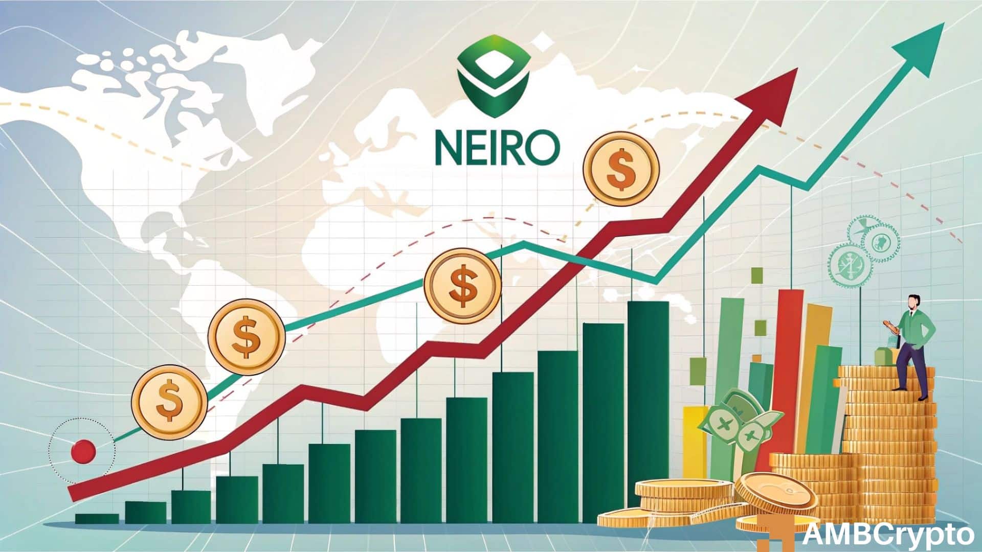 Neiro has experienced a strong upward momentum hiking 15% over the past day defying crypto market trend.