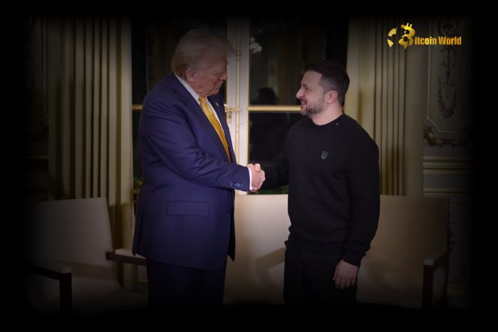 Shocking Claim: Trump Declares Zelensky ‘Not Ready for Peace’ – Crypto Market Impact?