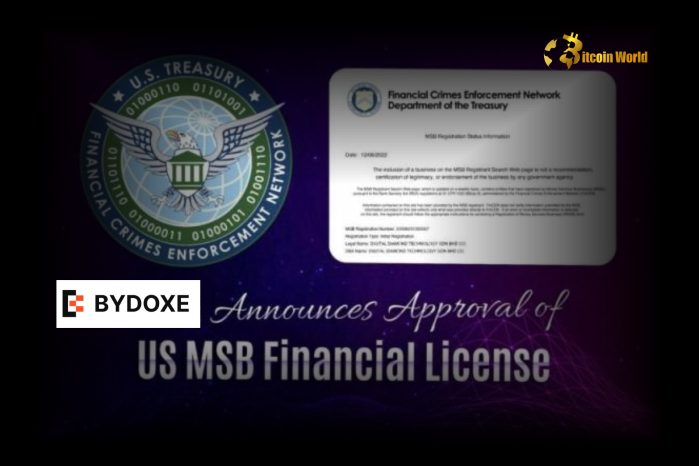 Unlocking America: BYDOXE Crypto Exchange Secures Pivotal US MSB License