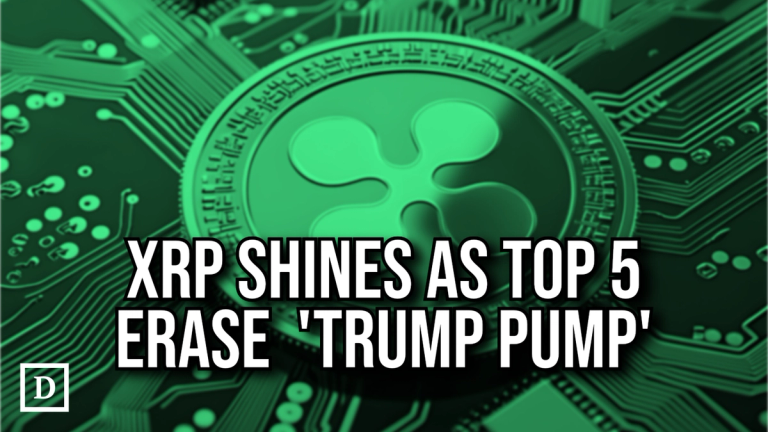 As the Trump pump turns into a slump, Ripple’s XRP is the holdout, keeping the majority of its post-election gains as the other top five cryptocurrencies have lost most of theirs. On Nov. 4, one day before the Presidential election, XRP sat at $0.50. Today it sits at $2.46, up 392%. That’s down substantially from its $3.31 high on Jan. 17, according to CoinGecko, but it’s still a huge gain from its pre-election price. To continue reading this as well as other DeFi and Web3 news, visit us at thedefiant.io