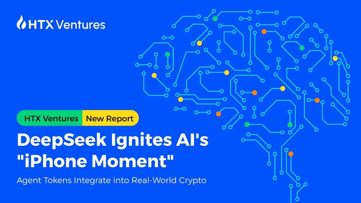 SINGAPORE, March 13, 2025 /PRNewswire/ — HTX Ventures recently released its latest research report, titled “ DeepSeek Ignites AI’s ‘iPhone Moment’ as Agent Tokens Integrate into Real-World Crypto .” The report explores how DeepSeek’s use of pure reinforcement learning (RL) is transforming AI’s role in the crypto industry by boosting AI capabilities and cutting costs. DeepSeek’s Emergence: AI-Powered Innovation Triggers Industry Transformation In Q4 2024, the market saw a surge in top-tier AI Agents projects backed by Launchpads, driving a wave of asset issuance and quickly attracting capital and users. However, as the ICO rush began to subside, the hype in the AI Agents space had run its course. The market now urgently needed a catalyst to reignite growth. DeepSeek’s breakthrough technology leverages pure reinforcement learning (RL) to enhance AI’s reasoning capabilities while significantly reducing costs. This advancement positions AI as a more effective partner for real-world applications, transforming the AI Agent sector. This progress could breathe new life into the Agent field and reshape the industry landscape. The research report heralds DeepSeek’s debut as the “iPhone Moment” of the AI sector. Much like how the iPhone revolutionized the smartphone market, DeepSeek’s innovative technology is poised to lead a new era of crypto-tech development over the next few years. The Unique Value and Accelerating Growth of AI Agents The AI Agents ecosystem consists of four main sectors: AI Agent Frameworks: These serve as the core infrastructure for the AI Agents ecosystem, lowering development barriers and accelerating AI’s application. The Eliza project stands out with its technical innovations and sustainable business model. AI launchpads serve as hybrid incubators and trading platforms in the crypto space, lowering entry barriers for AI Agent projects and accelerating their launch, funding, and promotion. AI Agent meme coins, which blend AI and meme narratives, have strong potential to go viral, making them effective tools for rapid capital accumulation. Examples include BULLY from the Virtual ecosystem and TAOCAT and LLM from the Bittensor ecosystem. AI Agent applications focus on the implementation and commercialization of the technology in real-world scenarios, covering areas such as automated trading, asset management, market analysis, and cross-chain interaction. Representative projects are GRIFFAIN, NEUR, and BUZZ. AI Agent applications are expected to become the most promising segment in the sector. The report emphasizes that deep expertise and resilience are vital for the success of AI Agent teams. Teams like Virtual, SEKOIA, ai16z, and Swarm have proven this through their perseverance and dedication. Additionally, product usability is a critical factor in driving user adoption and widespread acceptance in the crypto market. 2025: The Maturation of Crypto Combining with Agents, Where Revenue and User Adoption Drive Value As the AI Agents market matures, it’s transitioning from a narrative-driven phase to one where value is based on data and revenue. The success of AI Agent projects will no longer be dictated by hype or the founding team’s pedigree but by their ability to achieve sustainable profitability and address real user needs through innovation. Directions that deserve future attention: Multi-Agent Systems and DeFAI (Decentralized Finance + AI): These sectors showcase AI’s tremendous potential for complex decision-making and financial automation, signaling long-term growth. Core Framework Updates: It’s essential to monitor the ongoing evolution of critical frameworks like Eliza and ARC, as their upgrades could create entirely new applications and business models. New Infrastructure Projects: AI models, data layers, and computing infrastructure tailored for the crypto ecosystem will be foundational to supporting the next-gen AI Agent ecosystem. As a leading investment institution, HTX Ventures has consistently aligned its strategy with market trends. From backing DeepSeek to supporting AI Agents tokens, HTX Ventures sees tremendous potential in the synergy between AI and blockchain technologies, investing and positioning itself for the next wave of innovation. As AI and crypto technology converge, more opportunities and challenges knock. HTX Ventures is committed to driving further technical advancements, helping shape the future of the industry. Users can read the full report here: https://square.htx.com/wp-content/uploads/2025/03/deepseek-triggers-ais-iphone-moment-accelerating-ai-agents-into-real-crypto-use.pdf About HTX Ventures HTX Ventures is the global investment arm of HTX, integrating investment, incubation, and research to identify and discover the best and most innovative projects in the market. Users can visit here. Feel free to contact us for investment and collaboration at VC@htx-inc.com