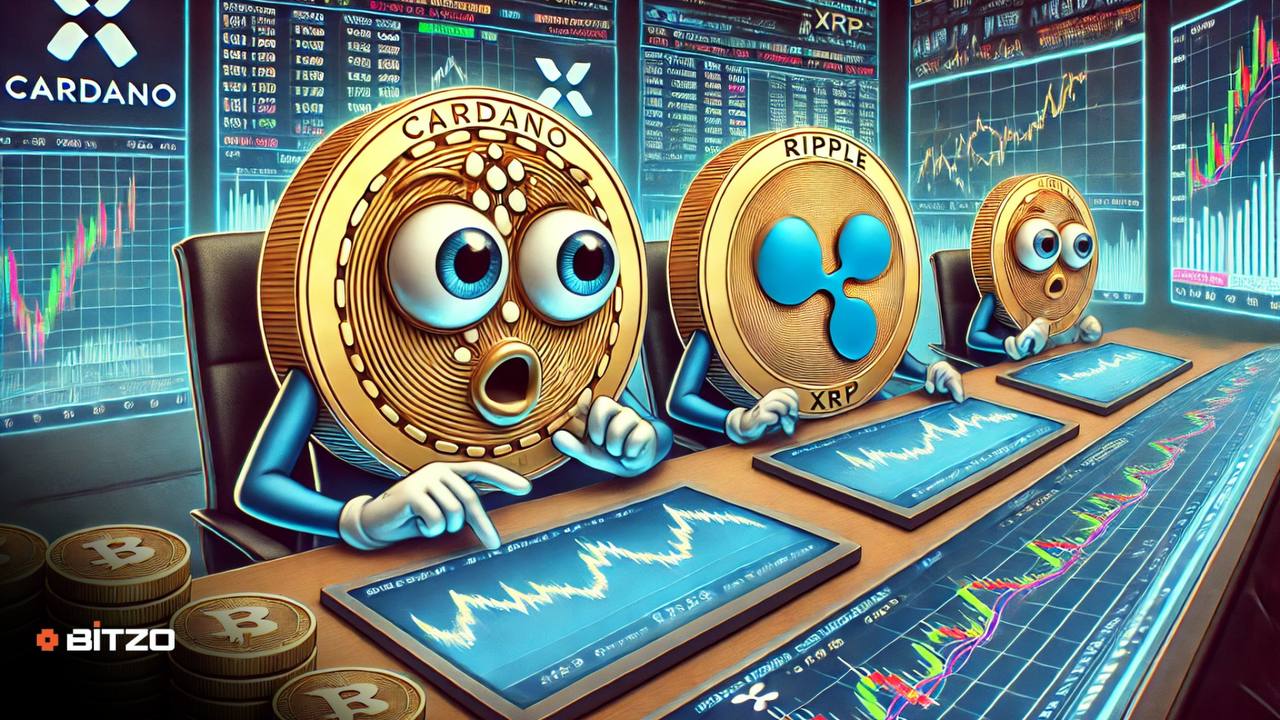 Cardano grapples with a bearish signal, while XRP enjoys a brief surge. Crypto enthusiasts watch closely for the next price shifts. Will ADA`s sluggish trend reverse, or can XRP sustain its momentum? Discover insights into the potential price movements of these popular coins in this detailed analysis. Cardano`s Six-Month Surge vs. Recent Pullback Price slid about 6 percent over the past month while recording a striking 122% gain over the past six months. The coin experienced a temporary downturn that contrasts with its impressive long-term growth. Historical performance reflects a shift from minor short-term weakness to robust upward momentum in recent months. Current prices hover between $0.4443 and $0.8893. Immediate resistance is set near $1.15, while support is identified around 0.26. Bears exert some control in the short term with mixed indicators like an RSI of 48.11, suggesting no clear trend yet. Trading strategies might target moves within these levels, awaiting clearer trends to confirm a bullish reversal. Upward Surge Amid Mixed Short-Term Performance XRP experienced a minor decline of 0.72% over the past month, yet it recorded an impressive six-month surge of 329.99%. Recently, a one-week increase of 2.89% suggests a potential bounce back, following a brief selloff. This half-year gain indicates strong momentum amidst market volatility, highlighting the dynamic trading environment surrounding the coin. Currently, XRP is trading between $1.60 and $2.88, with resistance at $3.61 and support at $1.06. The market shows a balance between bulls and bears, as the RSI remains around 52 and oscillators signal a slight negative trend. Traders could explore buying near support levels while monitoring for a breakout toward the $3.61 resistance. Conclusion ADA is facing a tough time with a potential downturn, while XRP shows a short-term rise. Both coins have active communities hoping for bullish moves. ADA needs strong support to avoid further decline. XRP`s recent gains have lifted spirits, but sustaining momentum is key. The next few days will be crucial. Monitoring market trends and investor behavior can provide insights into the future direction for both ADA and XRP. Disclaimer: This article is provided for informational purposes only. It is not offered or intended to be used as legal, tax, investment, financial, or other advice.